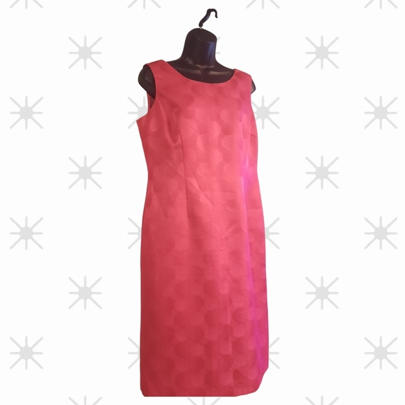 Jones Studio Vibrant Pink Midi Dress - Picture 9 of 10
